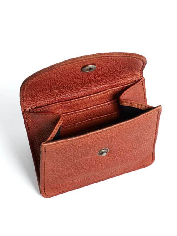 Sticks and Stones - Lederbörse Umbria Wallet - Cognac Innenansicht