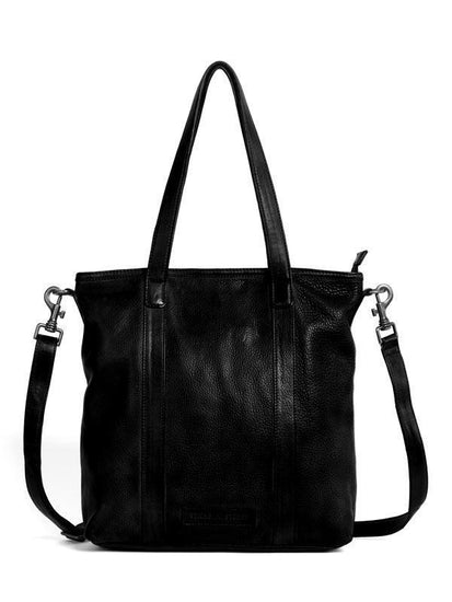 Sticks and Stones Ledershopper Ustica Bag – Black